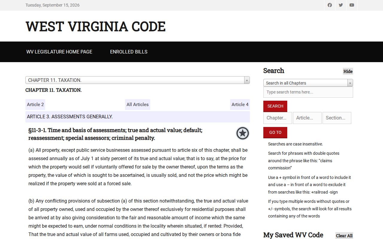 Lincoln County property tax records and West Virginia’s 60 percent assessment rule